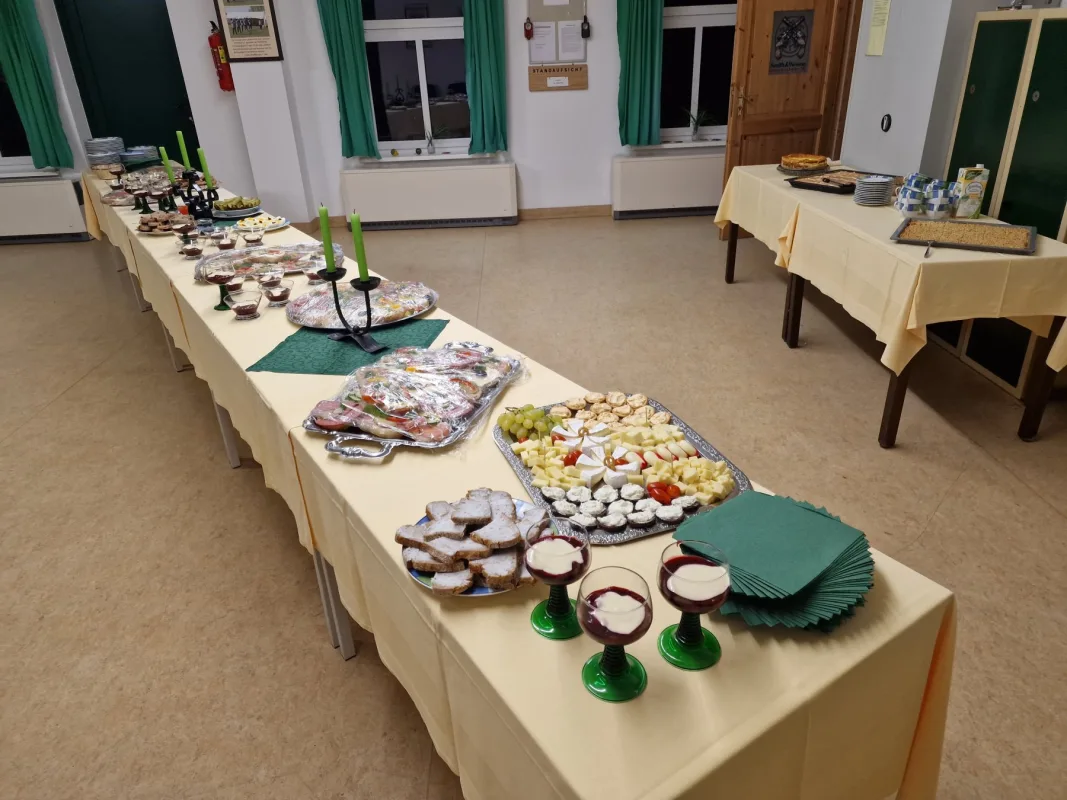 Buffet beim Köningsessen